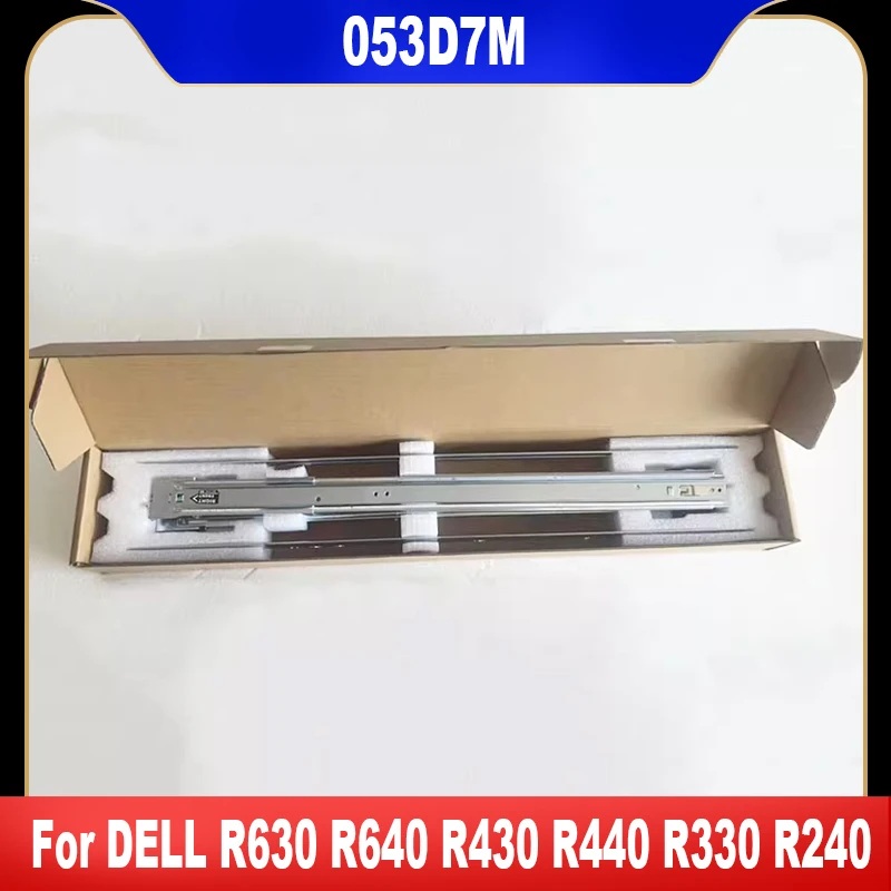 053D7M новый оригинальный комплект коротких направляющих для DELL R620 R630 R640 R420 R430 R440 R330 R240, высокое качество