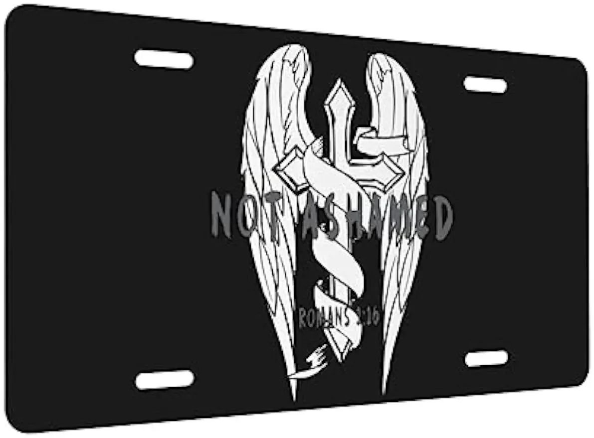 Religious Christian Faith Jesus-Romans License Plate 6 X 12 Inch Durable Metal Aluminum Novelty Decor Cars Universal Decorative