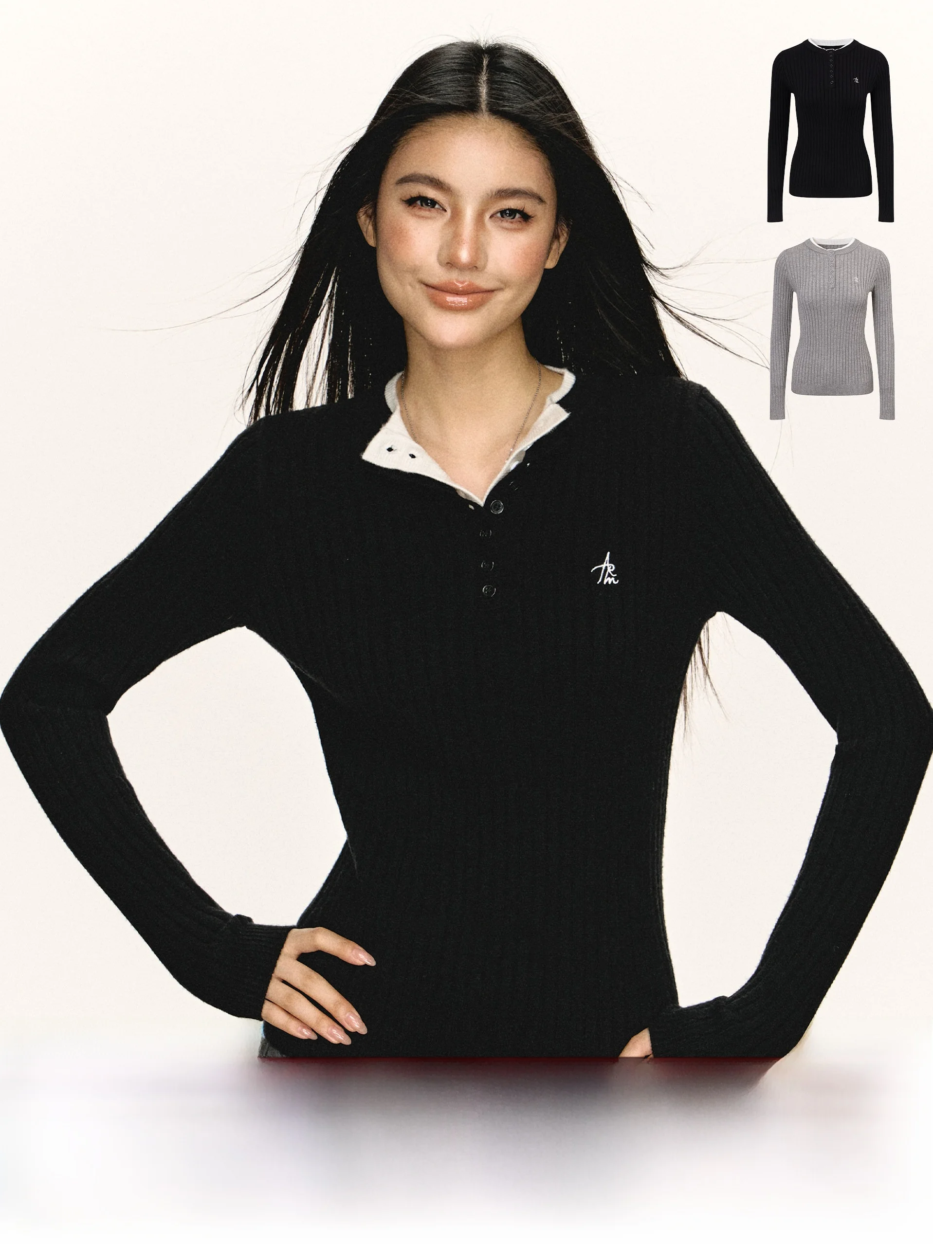 

Ariseism: Американский ретро-дизайн, женский вязаный свитер, приталенный крой, новинка весны, универсальный трикотаж, уличный стиль, тепло.