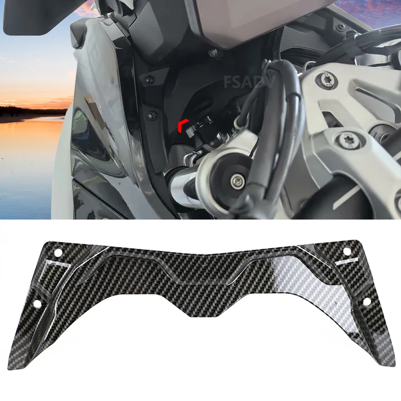 Carbon Cockpit Panel Fairing For BMW R1300GS R1300 GS R 1300 GS 2023 2024 2025 Motorcycle Fork Shield Updraft Deflector
