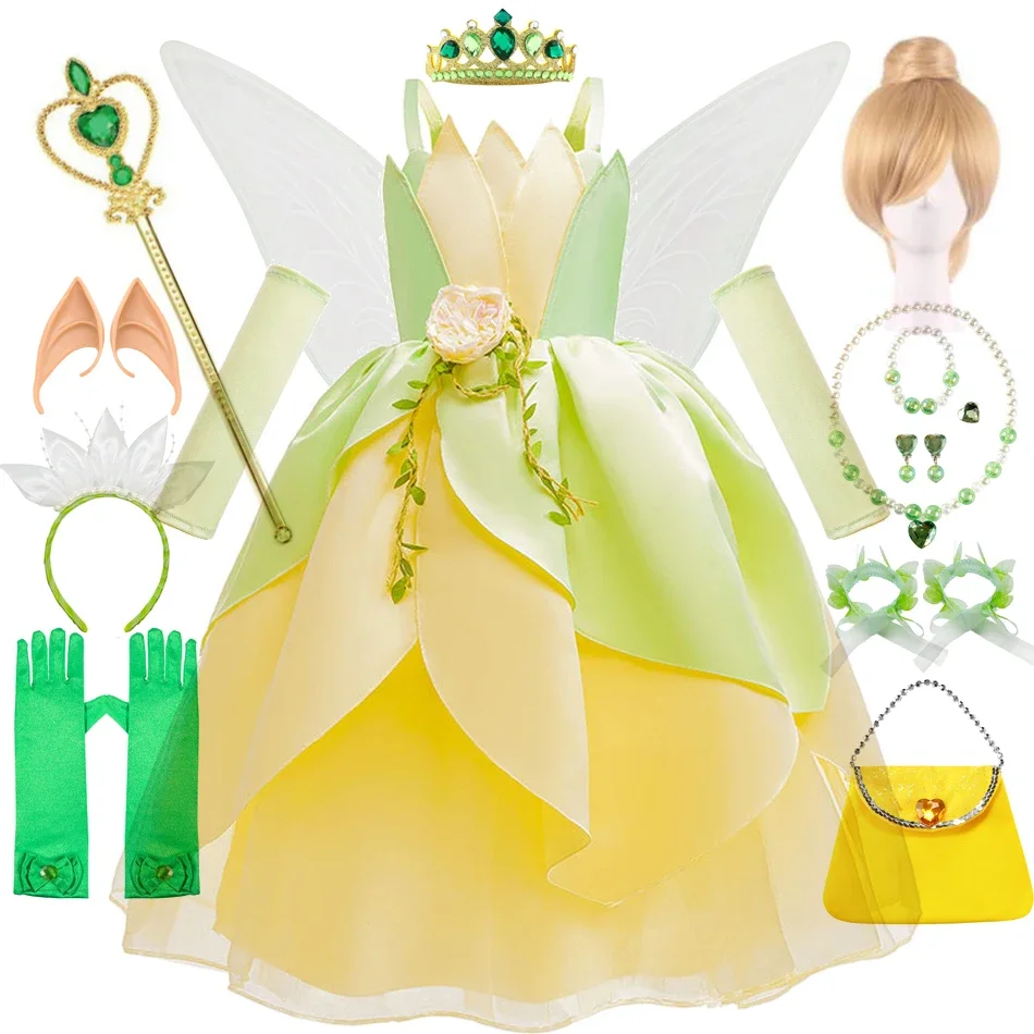 

Girls Tiana Dress Carnival Tiana Dress Up Dresses