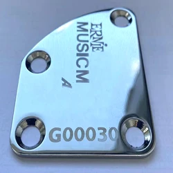 Chrome Guitar Neck plates custom shop