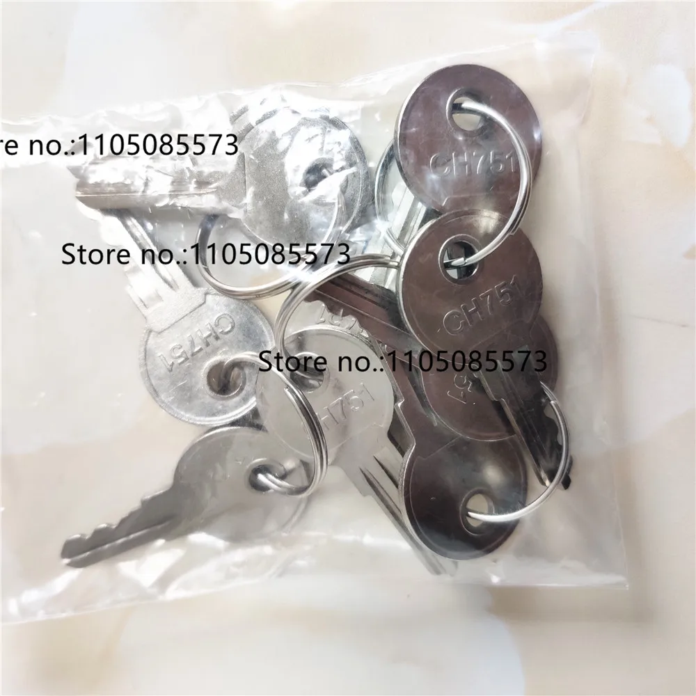 10pcs Elevator control cabinet key CH751 key SJ key mechanical door lock
