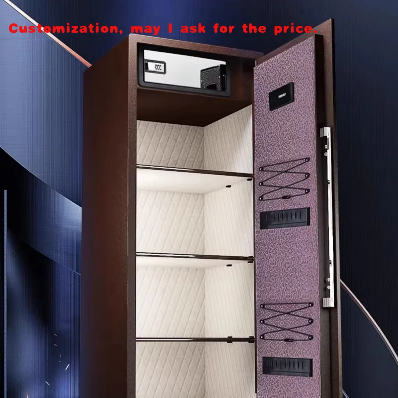 

Изготовленный на заказ безопасный шкаф, настенный замок с отпечатками пальцев, полностью стальной скрытый сейф, домашний отель и офис