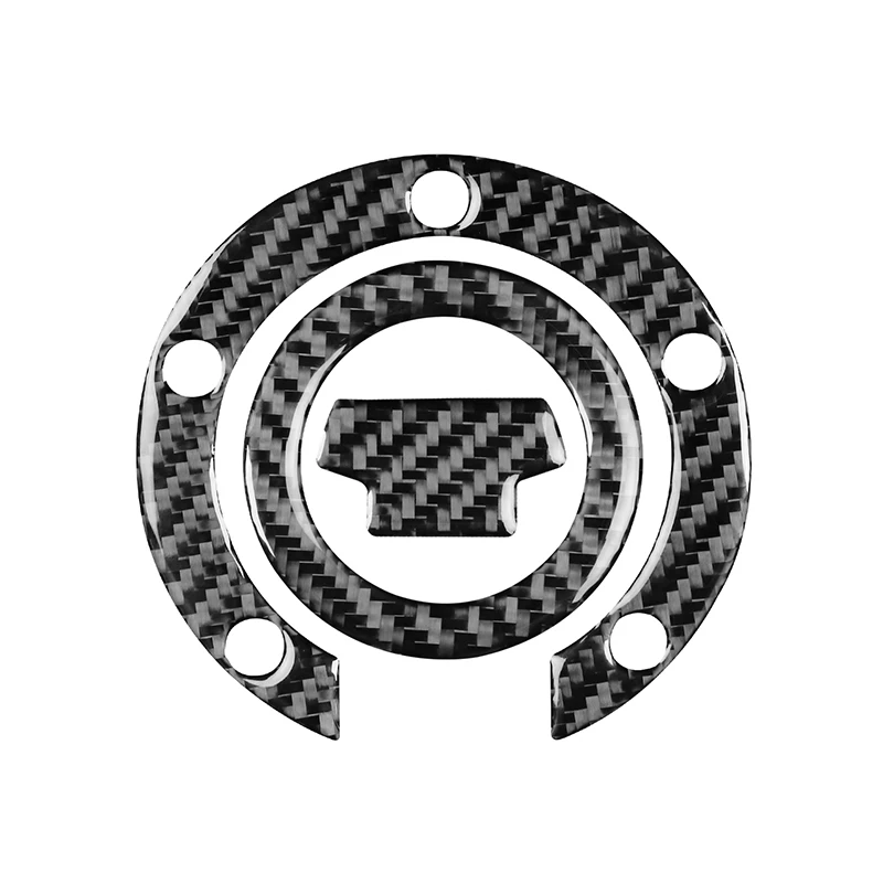 Motorcycle Fuel Tank Cap Sticker Carbon Fiber Protection Decals For Yamaha YZF R1 R6 MT07 MT09 Tracer FZ1 FZ6 FZ8