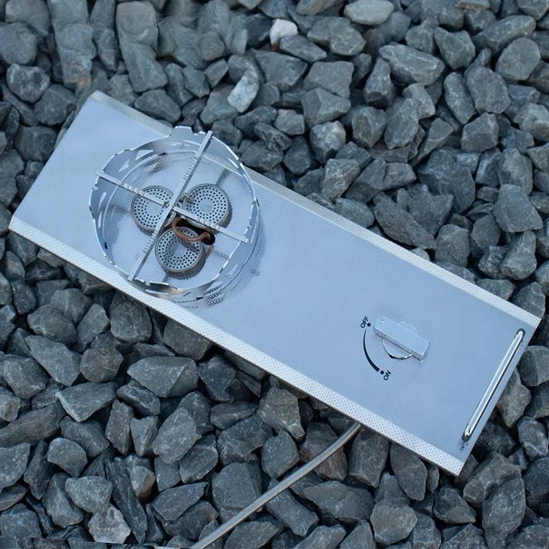 Half unit IGT outdoor split camping portable fire windproof gas cassette stove