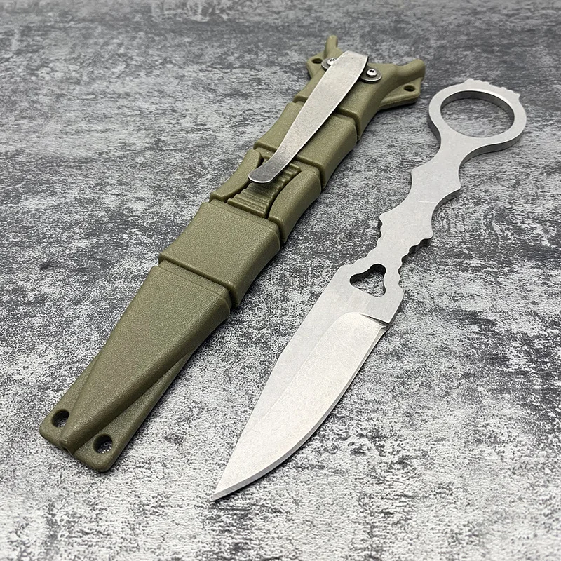 BM 176 D2 Dao Thẳng Chất Lượng Cao EDC Dụng Cụ Cắm Trại Ngoài Trời Hoang Dã Sống Còn An Toàn Di Động Bỏ Túi Dao