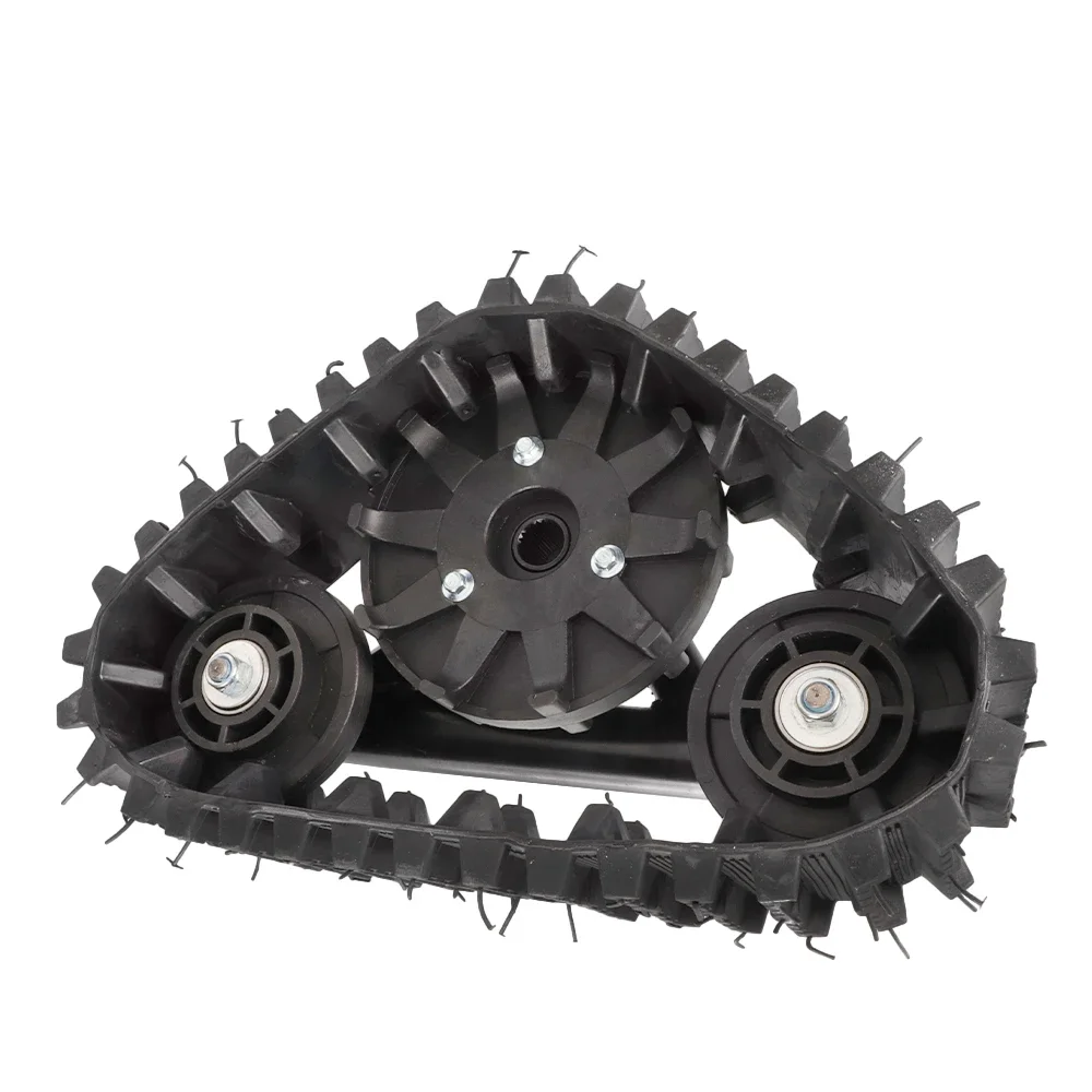 New Snowmobile Rear Wheel Rubber Track Kit For Snow Sand Tracks Go Kart Winter Quad ATV UTV Buggy 23T Rear Axle