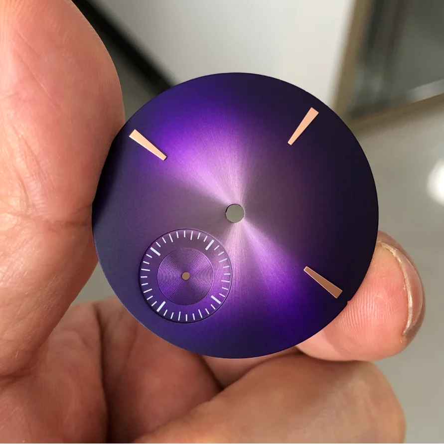 New 37mm ST3600 Dial Suitable For ETA6497/6498 Tianjin ST3600/3621 Movement Anaplastic Purple Blue  Gray Watch Accessories BP26