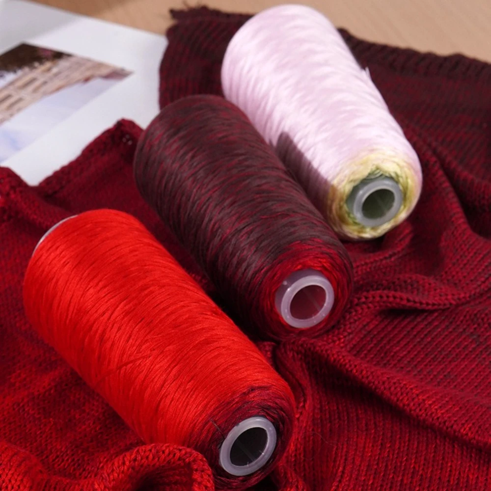 200g Gradient Cake Thread yarn,  hand woven scarf, clothing, hand woven hat, skirt, shawl thread, dazzling dopamine