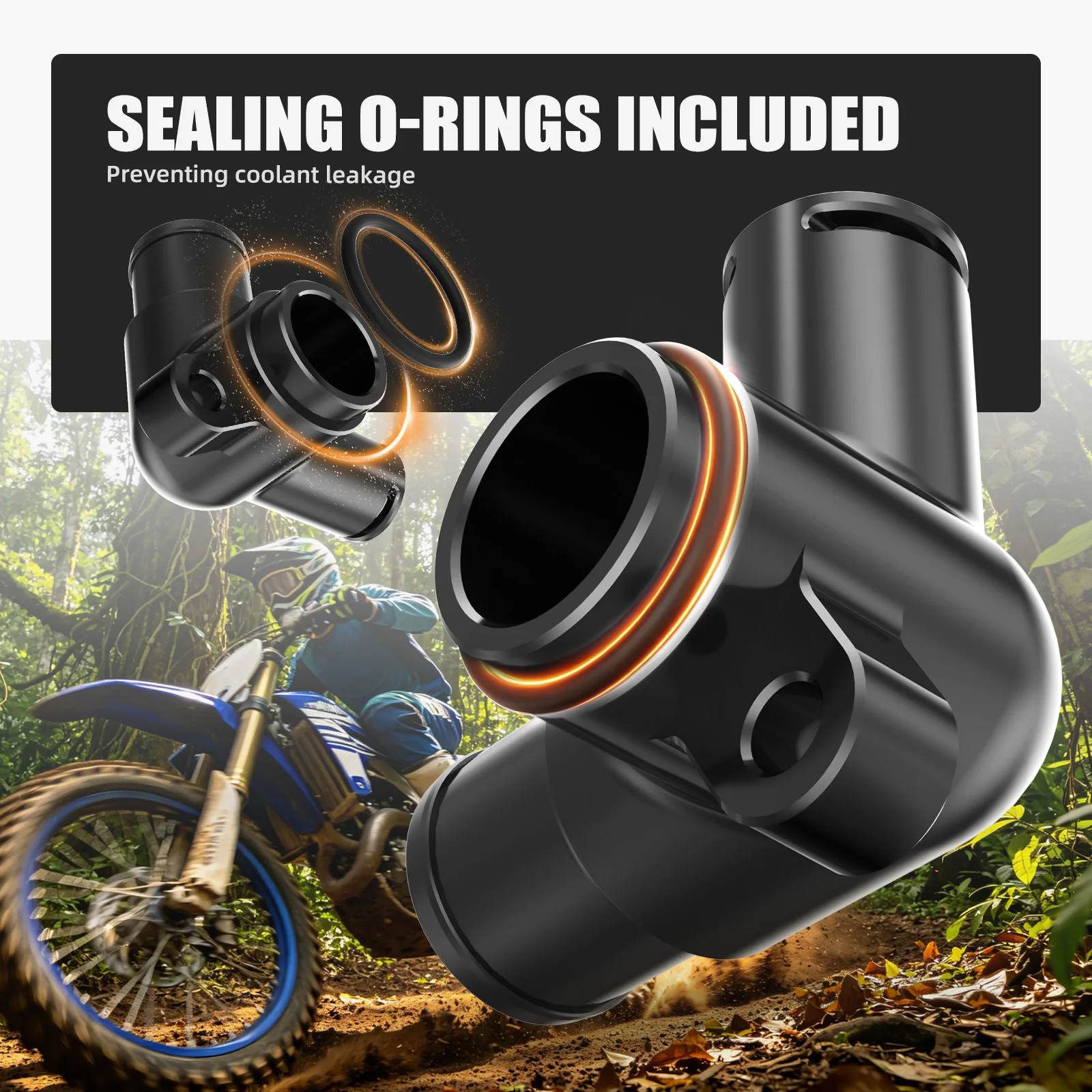 NICECNC For 2023-2025 Yamaha YZ450F YZ 450F Lowering Link Lower 1.25″ Coolant Connector Kit WR450F WR 450F 2024 2025