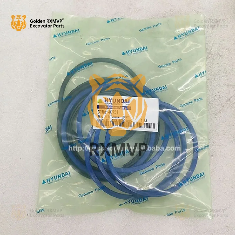 For XMVP Hyu-ndai Excavator Parts 31n6-40951 Center Joint Seal Kit R110lc-7 R140lc-7 R180lc7 R210lc-7 Swivel