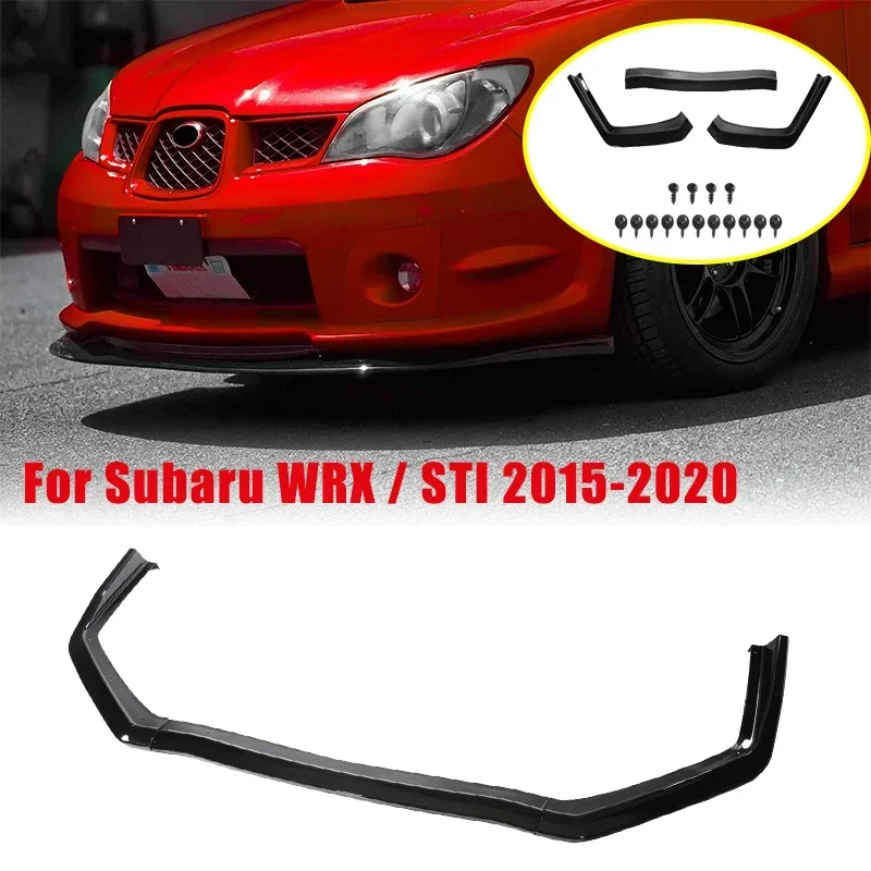 

Для Subaru WRX STI 2015-2020 передний бампер, спойлер, сплиттер для губ, подбородка, нижний бампер, диффузор, защитная крышка, комплекты кузова
