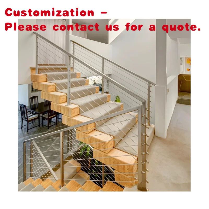 

на заказ. Современная лестница и балконные перила из нержавеющей стали с порошковым покрытием.