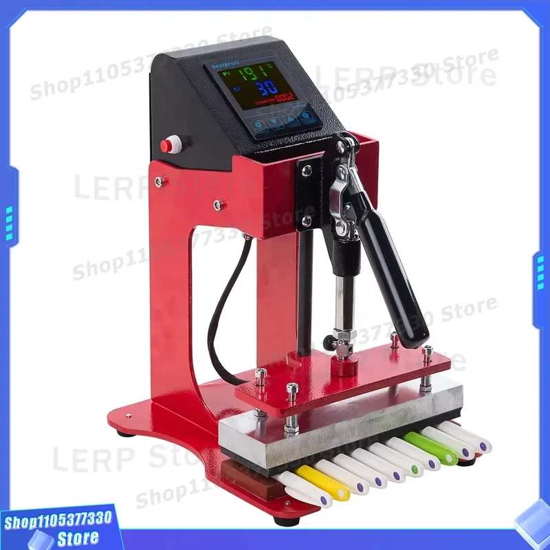 New Moon Stationery Ironing Ballpoint Pen Printing Machine Custom Logo Heat Transfer Tool for DIY Craft Gift Making Supplies