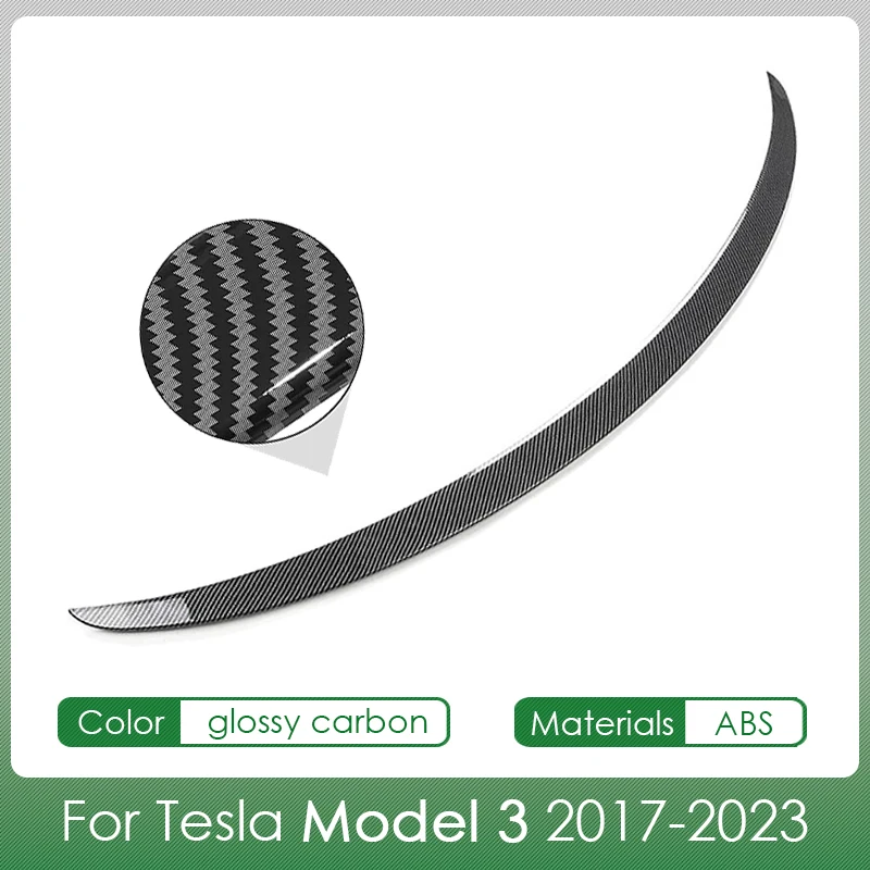 Spoiler voor Tesla Model Y Juniper Accessoires Spoilers Vleugels voor Tesla Model 3 Highland Accessoires 3/Y 2017-2026 ABS Materiaal