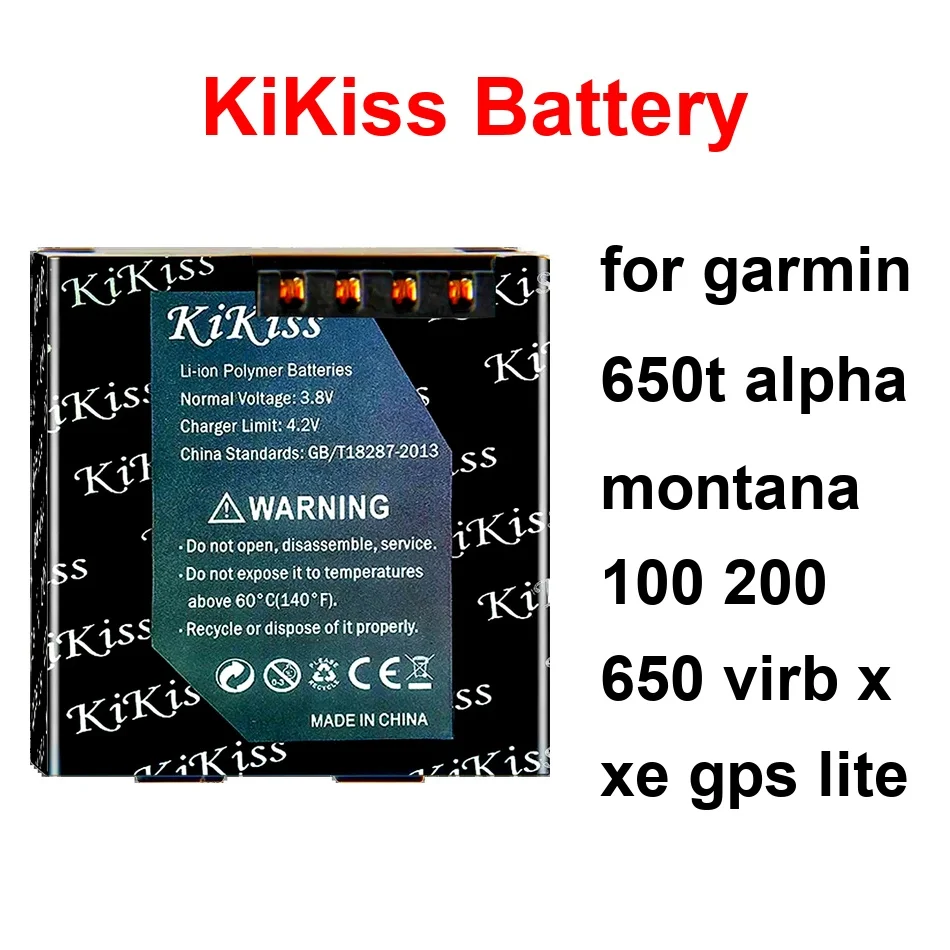 

Аккумулятор Battery Safe 361-00080-00 361-00053-00 010-11654-03 1600-2750 мАч для Garmin 650T Alpha Montana 100 200 650 Virb x XE Gps Lite
