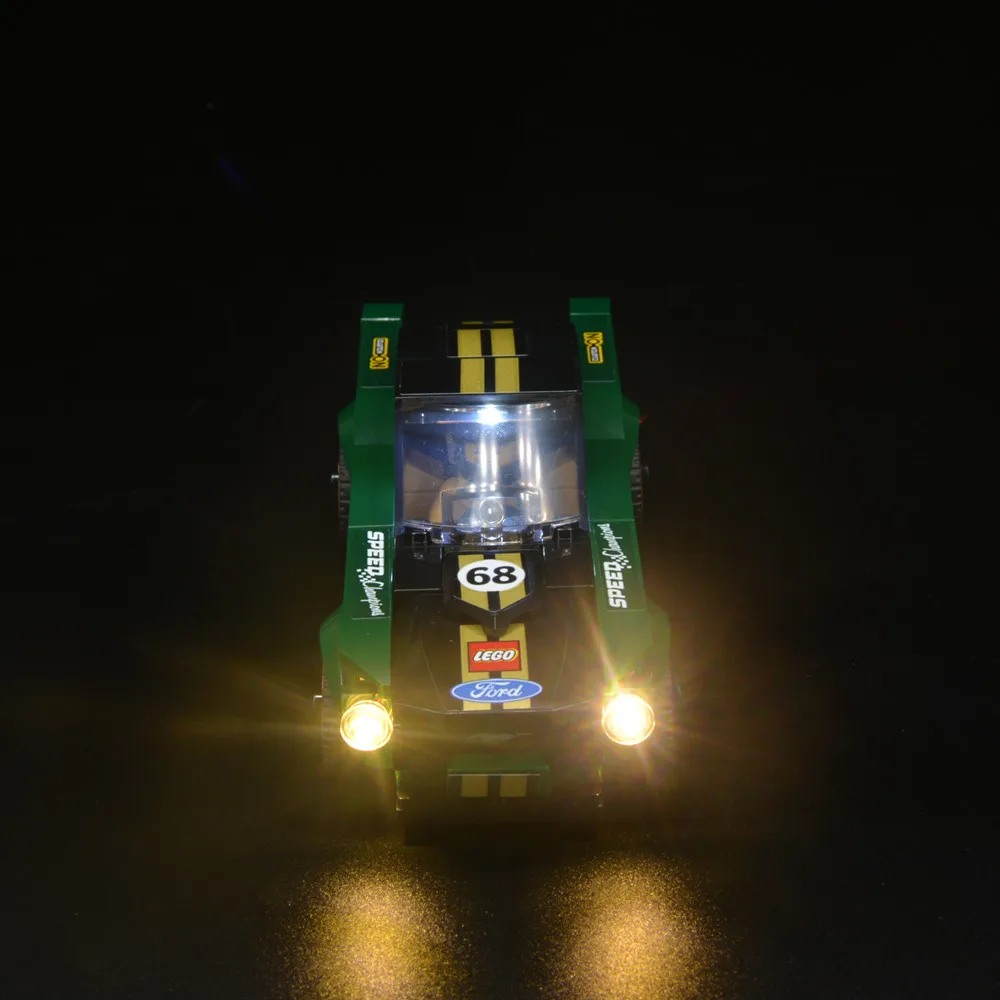 Led Light Kit For 75884 Speed Champions 1986 Mustang Blocks Car DIY Toys Set (Not Included Building Blocks)