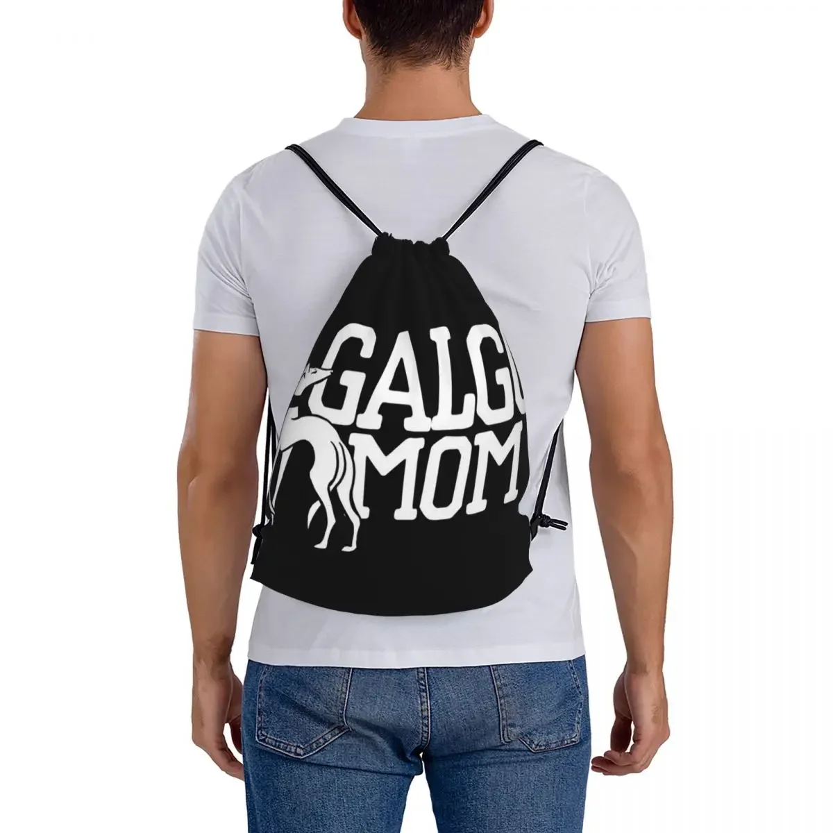 Galgo-mochila portátil multifunción para mamá, bolso con cordón, bolsillo para zapatos, para estudiantes de viaje