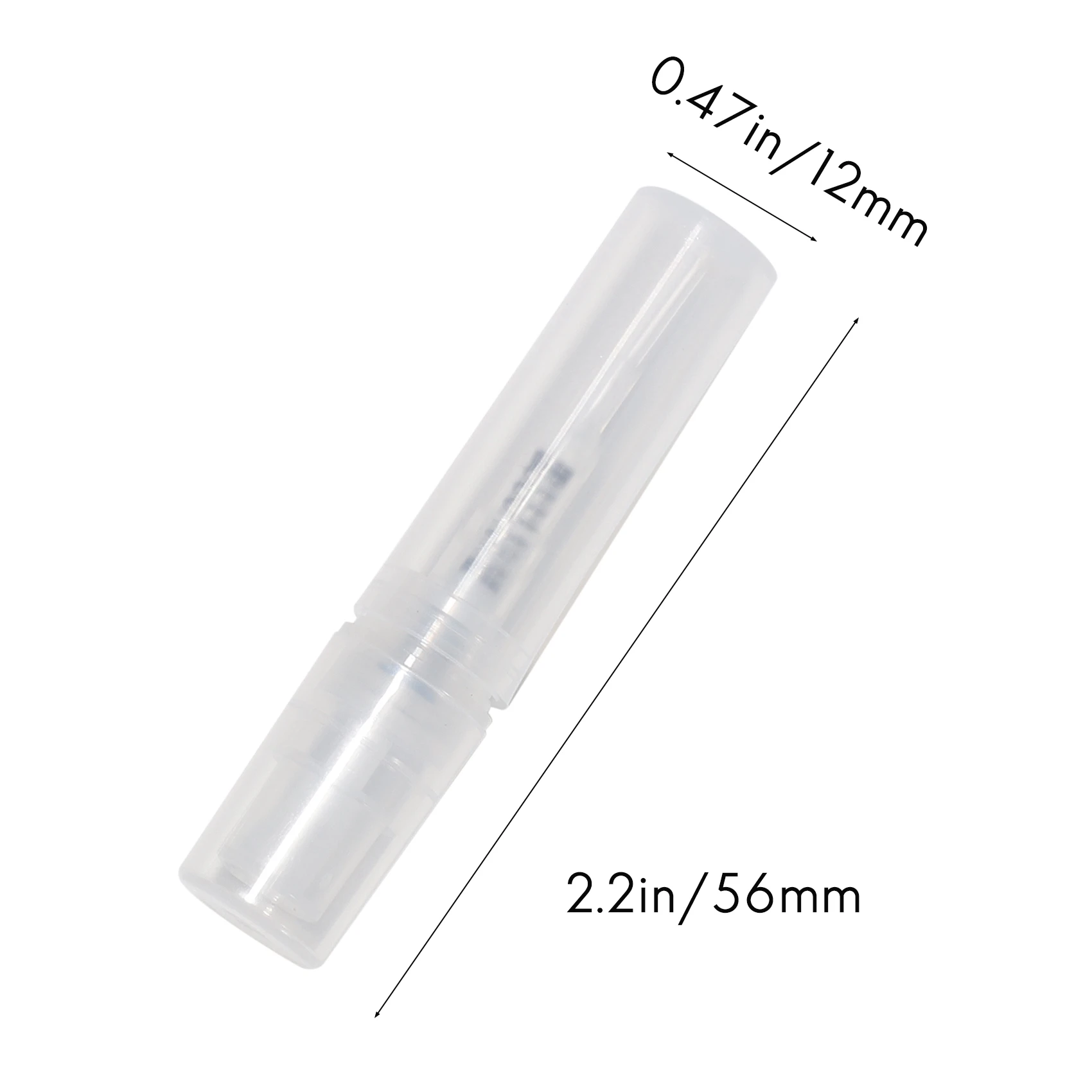 

ABVI-Mini Transparent 2 ML Spray Plastic Bottle Spray Perfume Empty Sample Bottle Suitable For Travel Party 60Pcs