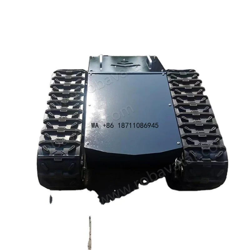 Hot Selling All Terrain Tracked Carrier Crawler Robot Chassis Can Stair Climbing, for Heavy Load Transport