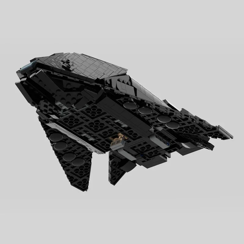 Moc-bloques de construcción modulares para niños, juguete de ladrillos para armar nave militar de asalto, serie Dangerous Assault Ship, ideal para regalo