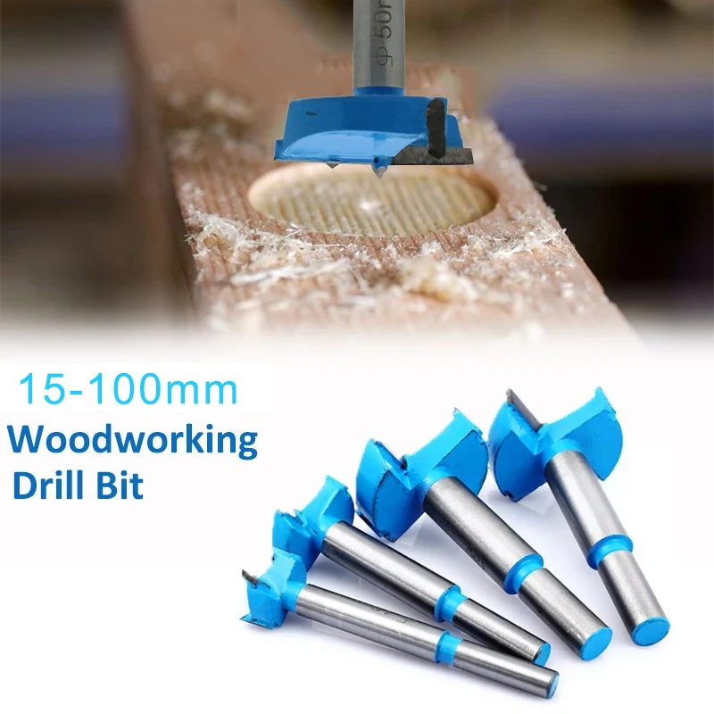 Sega a tazza per la lavorazione del legno con punta da trapano da 15-100 Mm, macchina per il taglio del legno, cerniera professionale in acciaio legato, trapano a foro per serratura in legno