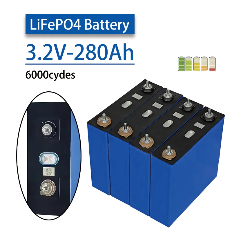 

LifePo4 3.2V 80AH rechargeable lithium battery pack can be used for solar system camping outdoor golf cart Xiaomi home energy RV