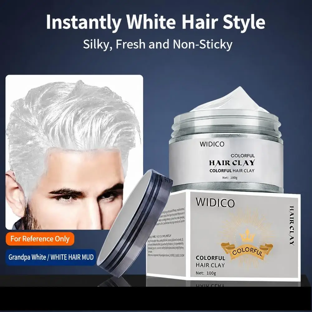 11 Colors Temporary Hair Color Wax Disposable One-Time Use Washable Hair Dye Cream for Party Cosplay DIY Hair Styling