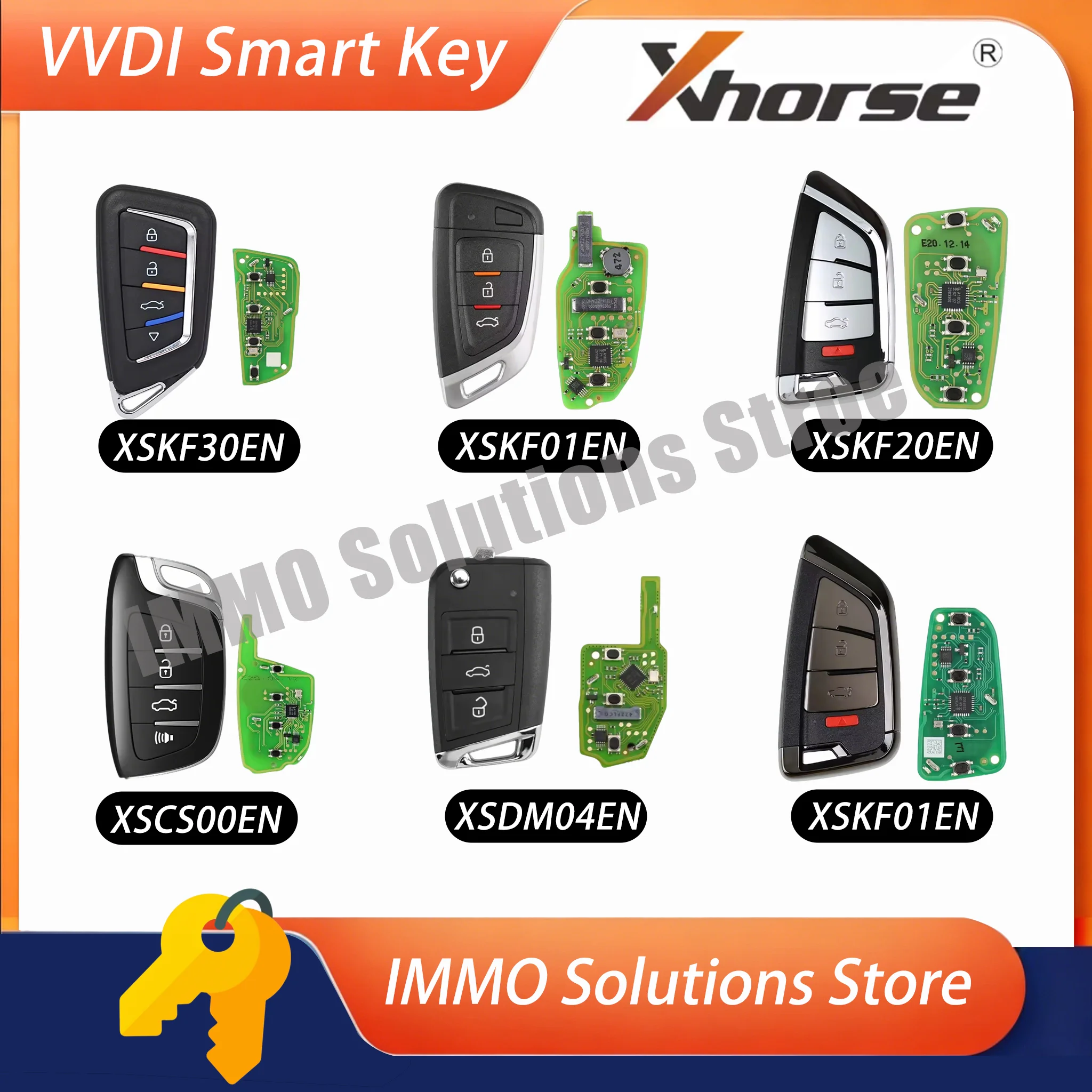 XHORSE VVDI Smart Remote Key XSKF30EN XSDM04EN XSKF01EN XSKF20EN XSCS00EN XSKF21EN