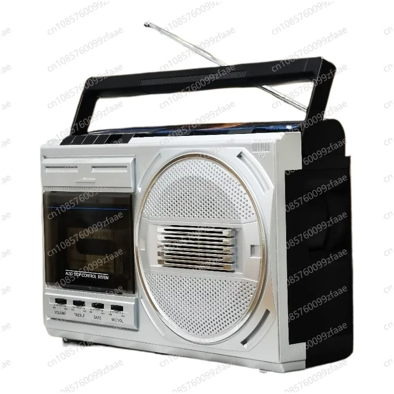 Classic retro portable fully self-stopping recorder