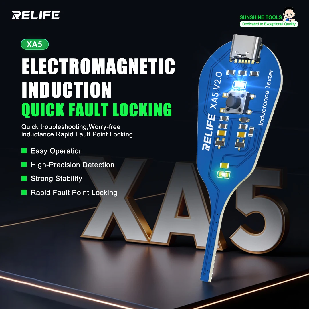 RELIFE XA5 Inductance Tester Electromagnetic Induction High Precision Detection Easy Operation Strong Stability Rapid Fault Lock