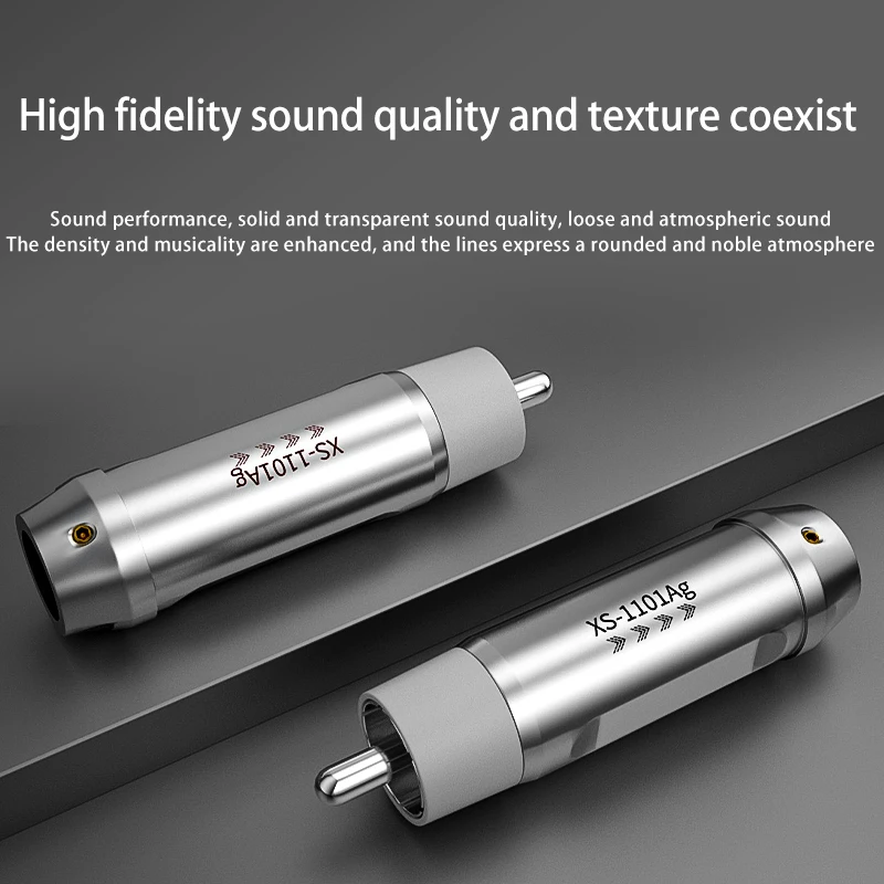 يتم استخدام مقابس RCA من الفضة النقية من Xangsane لصنع كابلات الإشارة والخطوط المحورية