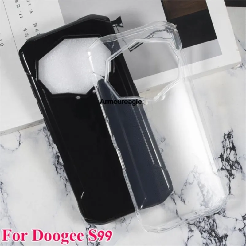 black phone case for doogee s99 back cover on doogees99 silicon caso protective soft tpu case for doogee s99 s 99 funda shield