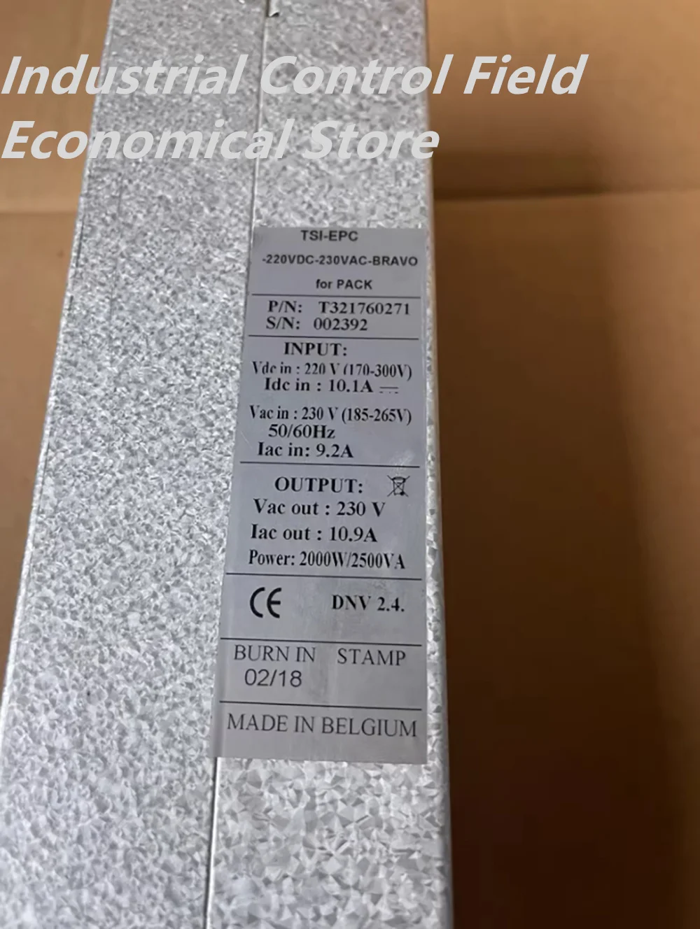 

TSI-EPC-220VDC-230VAC-BRAVO T321760271
