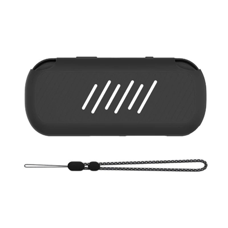 Protector Case For Trimui Smart Pro Game Console Full Coverage Housing Silicone Protector Cover with Lanyard