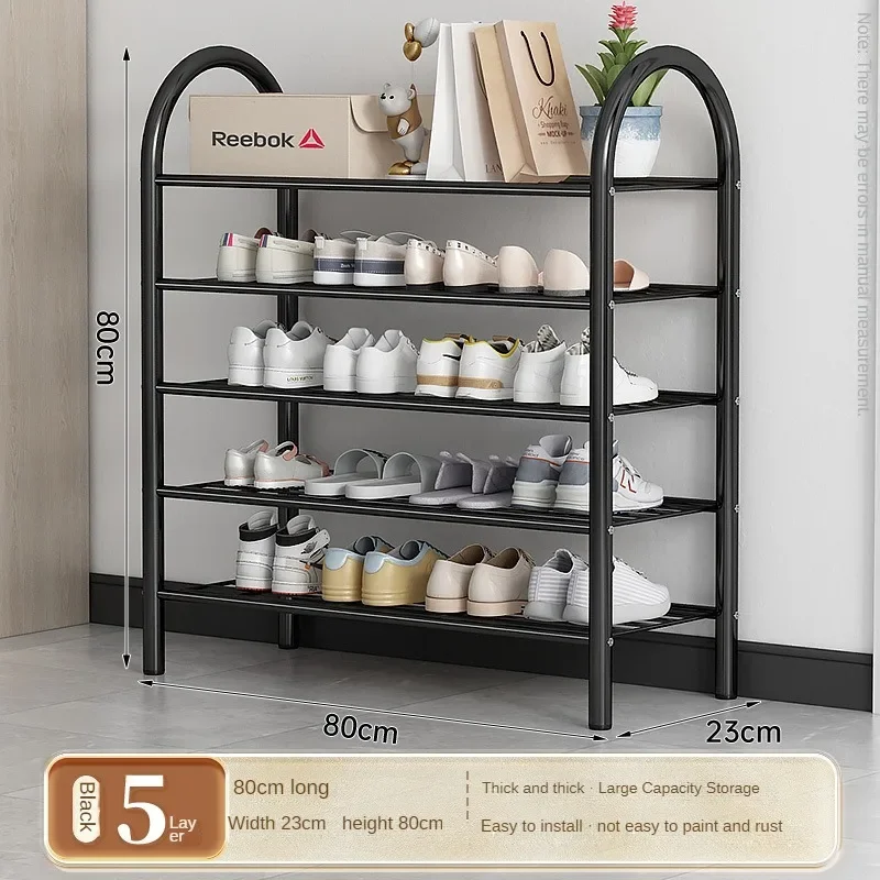 

Foyer Storage Shoe Cabinet Balcony Storage Rack Simple Shoe Rack Multi-layer Cabinet in Dormitory Hallway