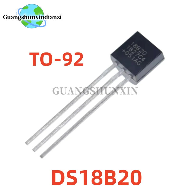 10-50Pcs 100% New Original DS18B20 18B20 TO-92 Best Quality Transistor In Stock