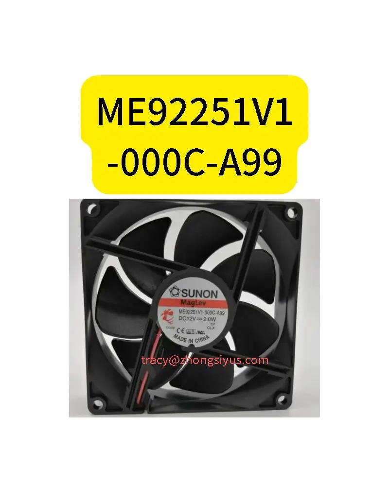 New ME92251V1-000C-A99 9225 9025 12V 2W Magnetic Levitation Cooling Fan