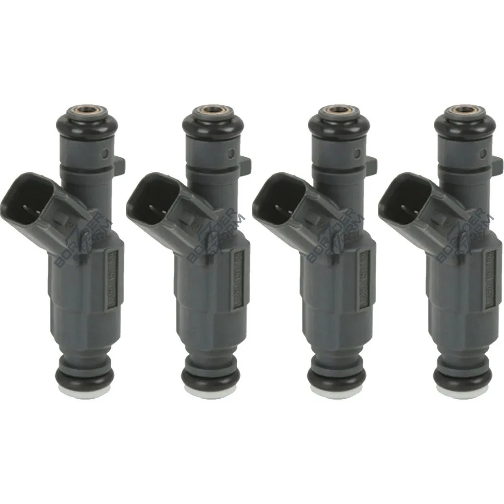 4Pcs 0280157108 9023783 Auto Fuel Injectors Set Replacement For Chevrolet Chevy Aveo Sail 1.4L Wuling Baojun 630 Parts