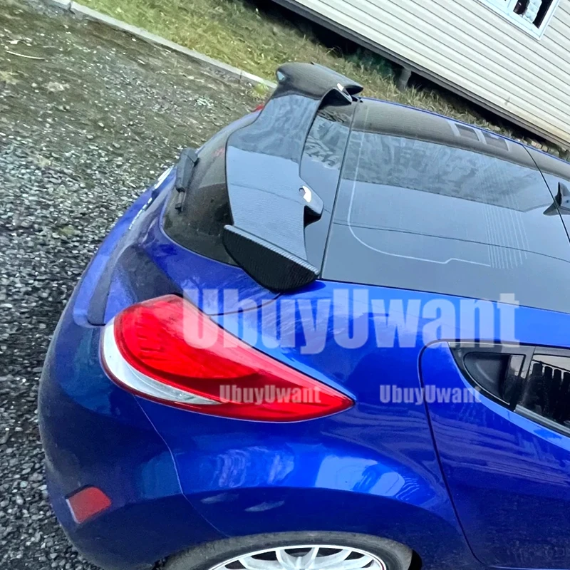 Top Wing passend für Hyundai Veloster Hatchback, ABS-Kunststoff, glänzend schwarz, Heckspoilerlippe, 2012 2013 2014 2015 2016 – Detail 5