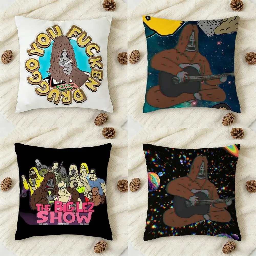 

The B-Big Lez Show Double-sided Printed Square Decorative Cushion Cover for Sofa Living Room Home Decor