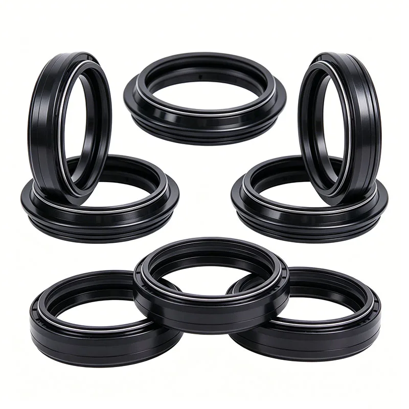 Retén de aceite y guardapolvo de horquilla delantera 41x53x8/10.5 para Kawasaki ZR750 ZX-7R ZX750 Z800 GPZ800 ZR 750 ZX7R ZX 750 Z 800 GPZ 800 GPZ 900