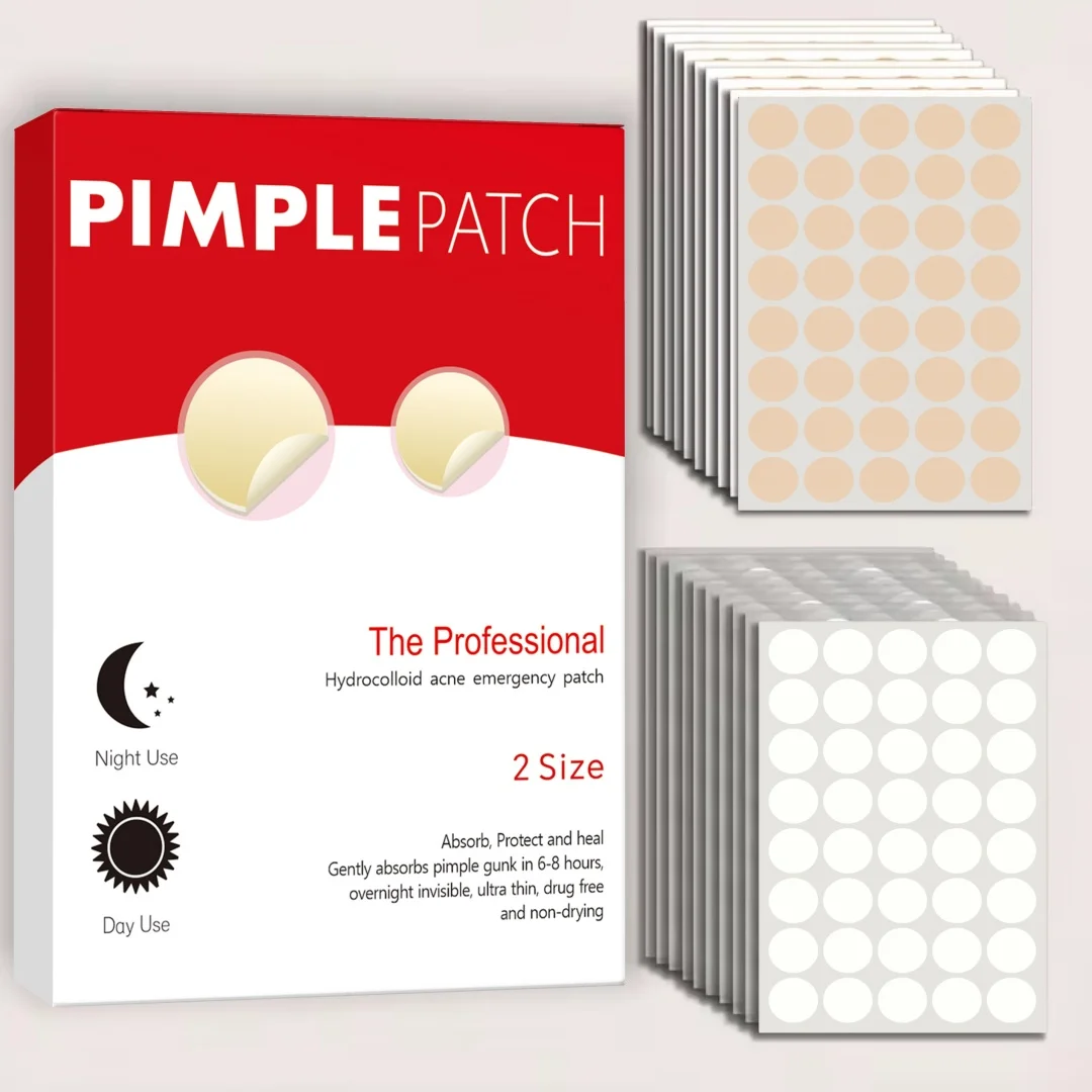 400/400/800PcsPimple Patch Hydrocolloid Acne Sticker Day Night Use