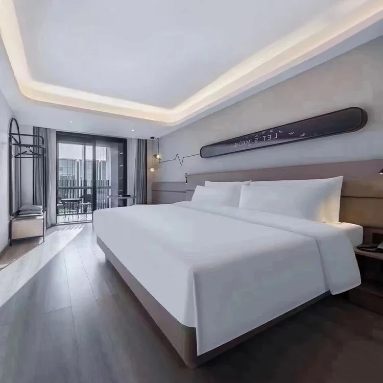 

-One-stop solution provider Hotel custom style furniture set Hotel overall furniture package Project total solution