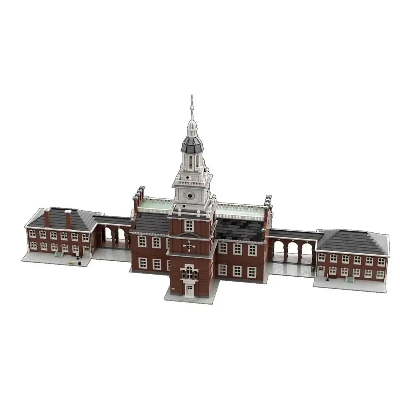 City Mega Building Street View Independence Hall Building Block Model 29583 Parts Kids Birthday Building Blocks Toys Gifts