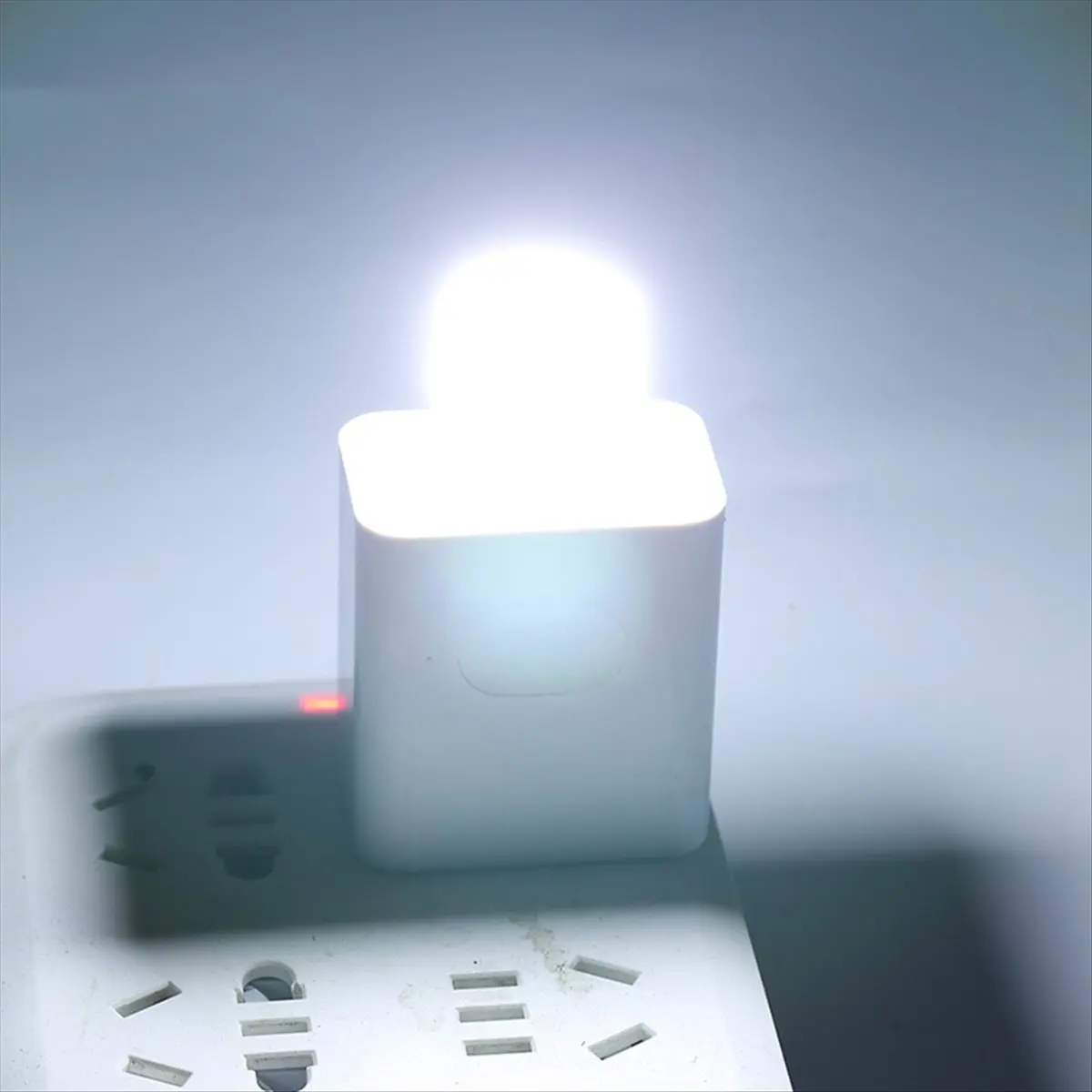 10Pcs Mini USB Night Light Eye Protection Book Reading Light USB Plug Computer Mobile Power LED Night Lamp,White Light