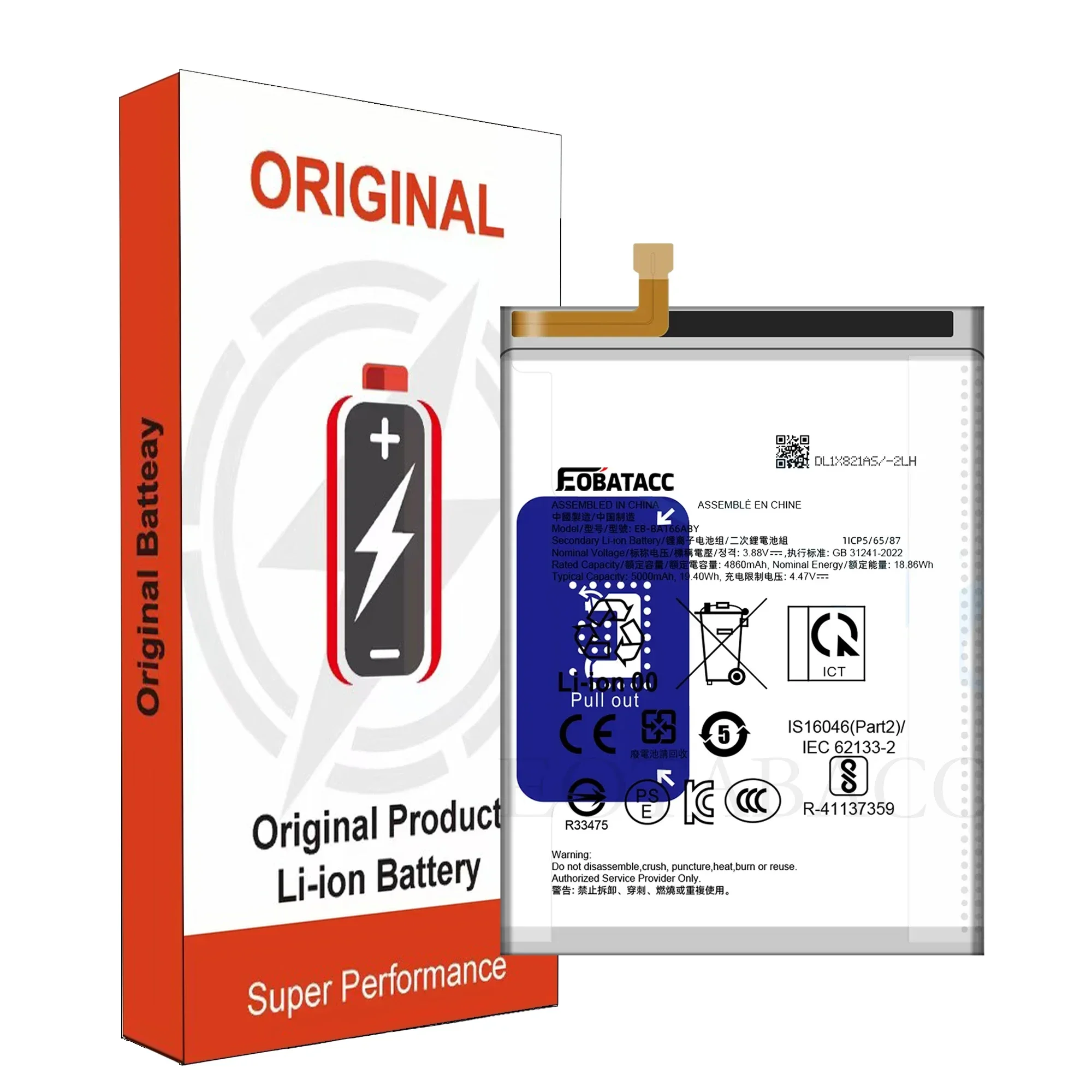 New Battery 5000mAh 19.4Wh EB-BA166ABY Battery For Galaxy A16 5G SM-A166E Batteries + Free Tools