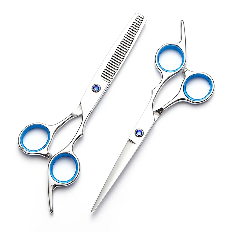 Hair Scissors Professional Salon 6.0 Barber Scissors Hairdressing CuttingThinning Shears Set