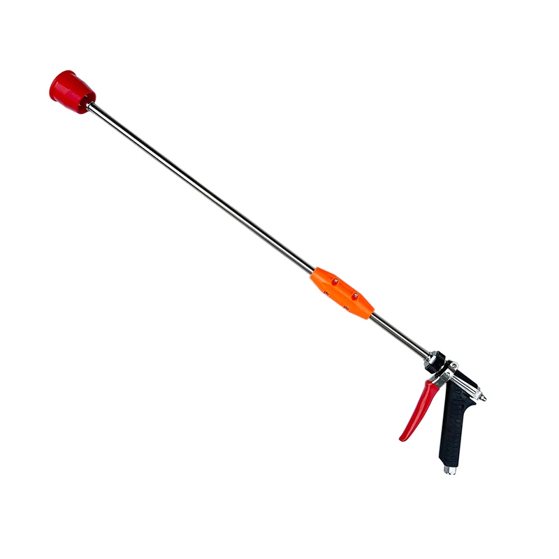 

High pressure cleaning and disinfection spray gun 60/80 cm long gun type spraying spray gun nozzle farm workshop accessories